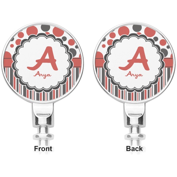Red & Black Dots & Stripes Corkscrew - Apvl