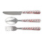 Red & Black Dots & Stripes Cutlery Set (Personalized)