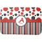 Red & Black Dots & Stripes Dish Drying Mat - Approval