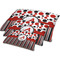 Red & Black Dots & Stripes Dog Beds - MAIN (sm, med, lrg)