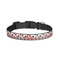 Red & Black Dots & Stripes Dog Collar - Large (Personalized)