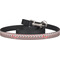 Red & Black Dots & Stripes Dog Leash (Personalized)