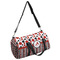 Red & Black Dots & Stripes Duffel Bag - Small (Personalized)