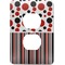 Red & Black Dots & Stripes Electric Outlet Plate