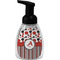 Red & Black Dots & Stripes Foam Soap Bottle