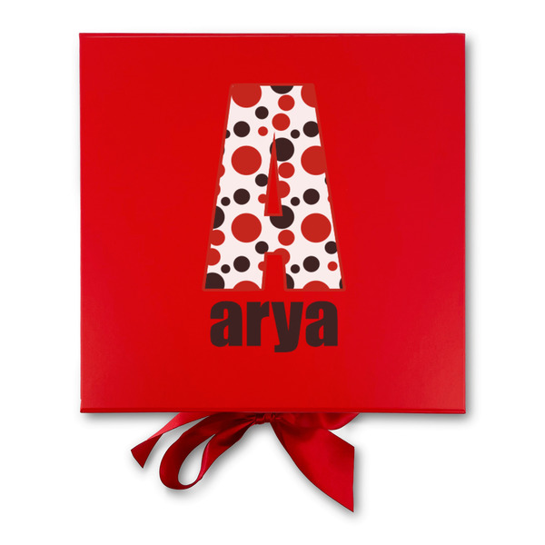 Red & Black Dots & Stripes Gift Boxes with Magnetic Lid - Red - Approval