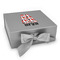 Red & Black Dots & Stripes Gift Boxes with Magnetic Lid - Silver - Front