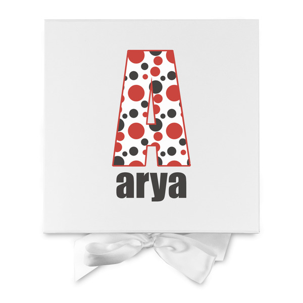 Red & Black Dots & Stripes Gift Boxes with Magnetic Lid - White - Approval