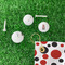 Red & Black Dots & Stripes Golf Balls - Titleist - Set of 3 - LIFESTYLE