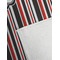 Red & Black Dots & Stripes Golf Towel - Detail