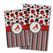 Red & Black Dots & Stripes Golf Towel - PARENT (small and large)