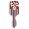 Red & Black Dots & Stripes Hair Brushes (Personalized)