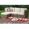 Red & Black Dots & Stripes Outdoor Mat & Cushions