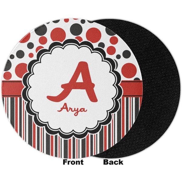 Red & Black Dots & Stripes Jar Opener - Apvl