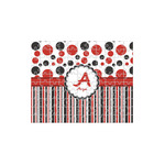 Red & Black Dots & Stripes 110 pc Jigsaw Puzzle (Personalized)