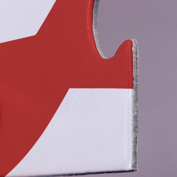 Red & Black Dots & Stripes Jigsaw Puzzle 30 Piece  - Close Up