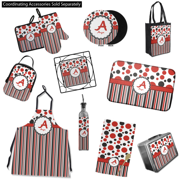 Red & Black Dots & Stripes Kitchen Accessories & Decor
