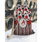 Red & Black Dots & Stripes Laundry Bag in Laundromat