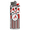 Red & Black Dots & Stripes Case for BIC Lighters (Personalized)