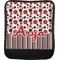 Red & Black Dots & Stripes Luggage Handle Wrap (Approval)