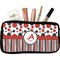 Red & Black Dots & Stripes Makeup Case (Small)