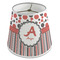 Red & Black Dots & Stripes Empire Lamp Shade (Personalized)