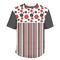 Red & Black Dots & Stripes Men's Crew T-Shirt - 2X Large