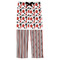 Red & Black Dots & Stripes Mens Pajama Pants - S
