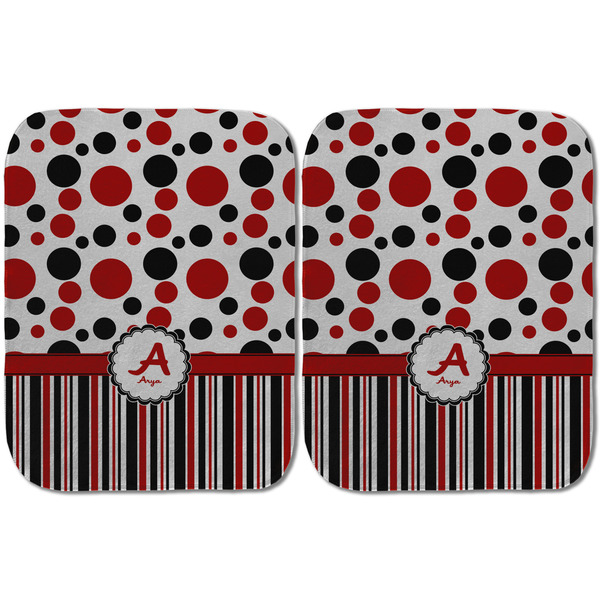 Red & Black Dots & Stripes Old Burps - Approval