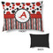 Red & Black Dots & Stripes Outdoor Dog Beds - Large - APPROVAL