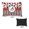 Red & Black Dots & Stripes Outdoor Dog Beds - Medium - APPROVAL