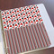 Red & Black Dots & Stripes Page Dividers - Set of 5 - In Context