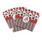 Red & Black Dots & Stripes Party Cup Sleeves - PARENT MAIN