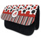 Red & Black Dots & Stripes Pencil Case - MAIN (standing)