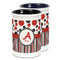 Red & Black Dots & Stripes Pencil Holders Main