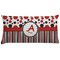 Red & Black Dots & Stripes Pillow Case - King (Personalized)