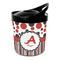 Red & Black Dots & Stripes Personalized Plastic Ice Bucket