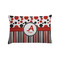 Red & Black Dots & Stripes Pillow Case - Standard - Front