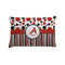 Red & Black Dots & Stripes Pillow Case - Standard (Personalized)