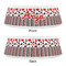 Red & Black Dots & Stripes Plastic Pet Bowls - Small - APPROVAL