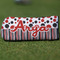 Red & Black Dots & Stripes Putter Cover - Front