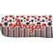 Red & Black Dots & Stripes Putter Cover (Front)