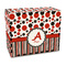 Red & Black Dots & Stripes Recipe Box - Full Color - Front/Main