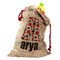 Red & Black Dots & Stripes Santa Sack (Personalized)