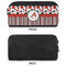 Red & Black Dots & Stripes Shoe Bags - APPROVAL