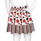 Red & Black Dots & Stripes Skater Skirt - Back
