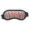 Red & Black Dots & Stripes Sleeping Eye Masks - Front View