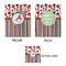Red & Black Dots & Stripes Small Gift Bag - Approval