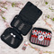 Red & Black Dots & Stripes Small Travel Bag - LIFESTYLE