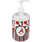 Red & Black Dots & Stripes Soap / Lotion Dispenser (Personalized)